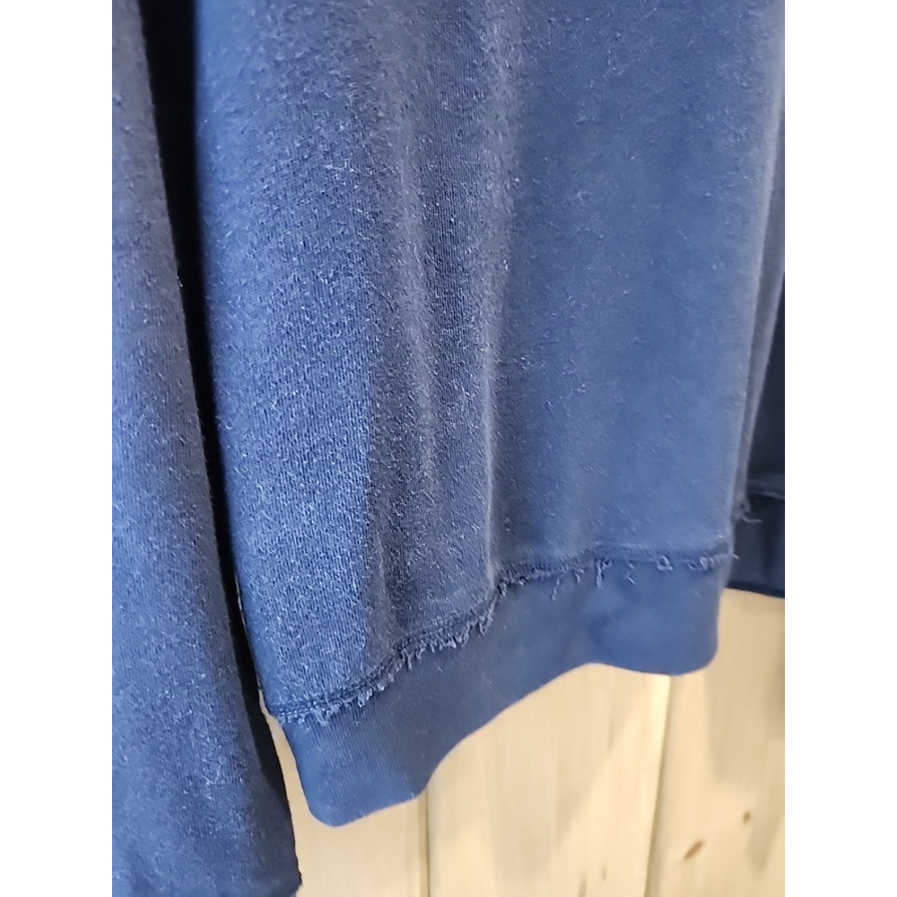 Aeropostale Zip Hoodie Womens Large Navy Pink 90s Y2K - Picture 11 of 16
